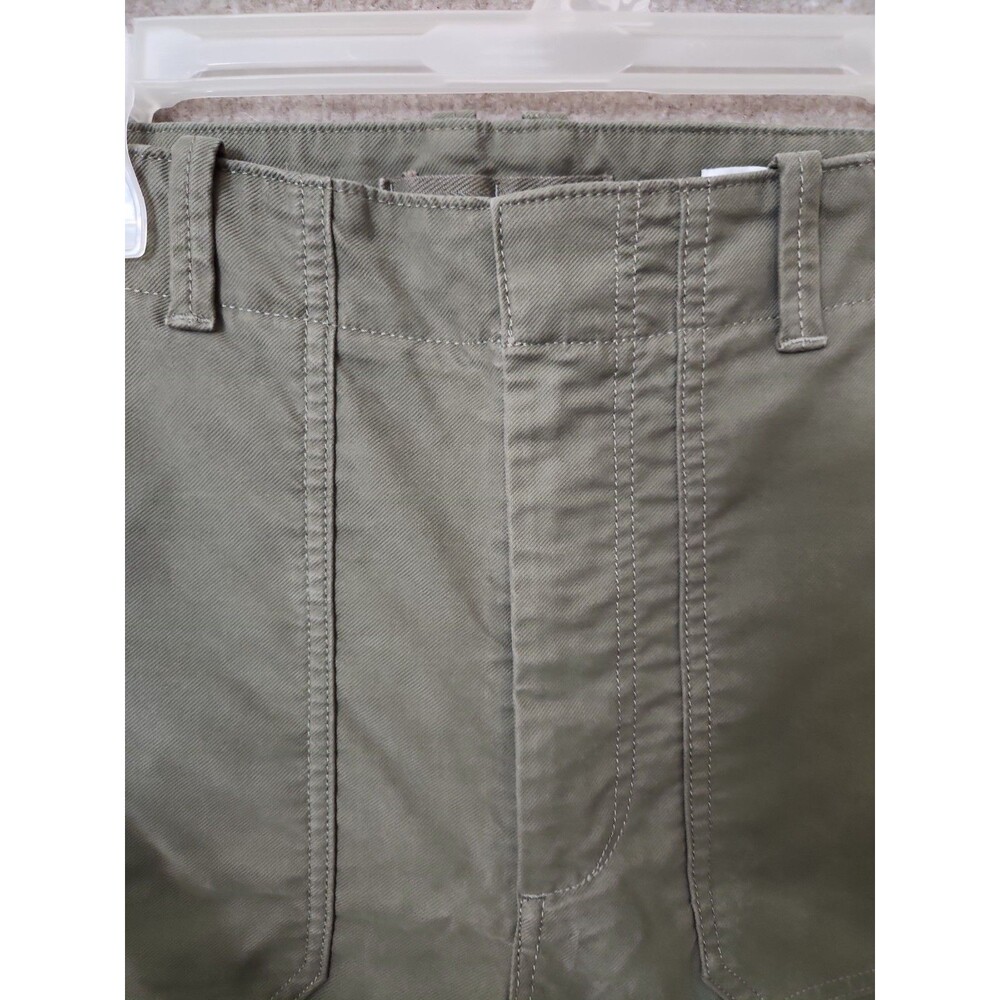 Banana Republic High Rise Barrel Utility Chino Pants Womens 6 Olive Green - Picture 5 of 10